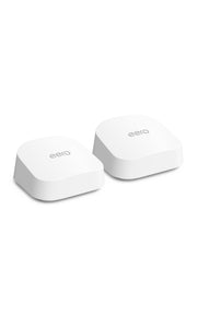 eero 7 front view showing compact design and improved coverage by eero