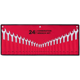 EFFICERE front view of 24-piece set in roll-up pouch showing organized sizes and portability