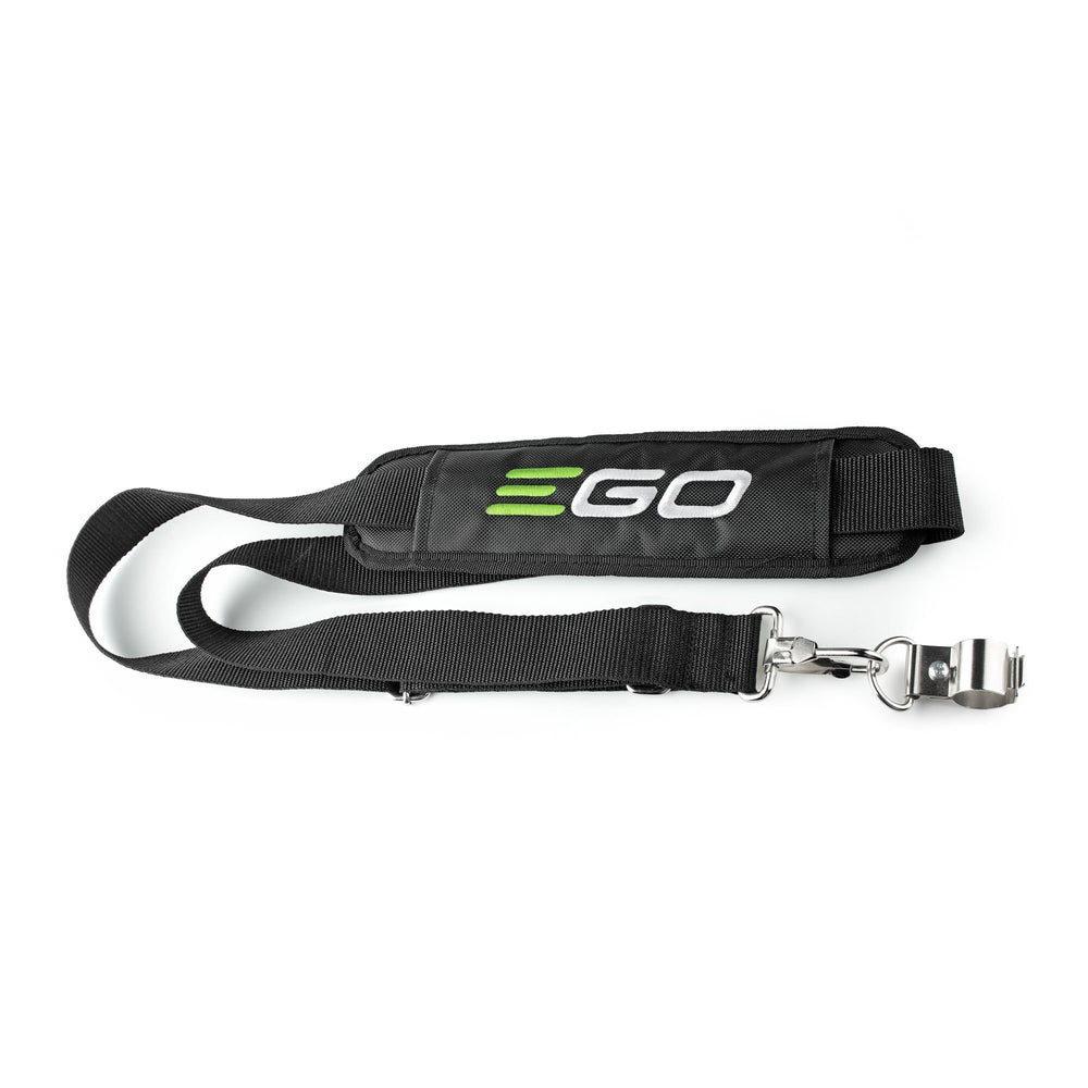 EGO Power+ AP1500 front view showing strap and buckles for comfort