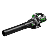 EGO POWER+ blower front angle showing controls and aerodynamic housing for easy handling