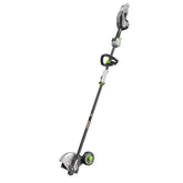 EGO Power+ front view of edger attachment showing clean-cutting edge benefit