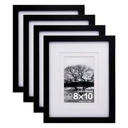 Egofine marco 8x10 frontal mostrando acabado negro y marco elegante