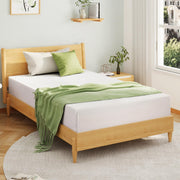 EGOHOME full mattress front view showing clean profile and neat cover for easy setup