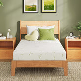 EGOHOME twin mattress front view showing tidy profile and medium-plush comfort