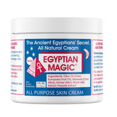 Egyptian Magic jar front view showing compact balm for versatile hydration