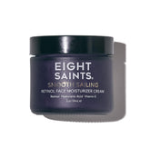 Eight Saints frasco frontal mostrando diseño y capacidad 2 oz para reafirmar piel
