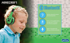 eKids detalle gráfico Minecraft en copa, diseño atractivo para niños