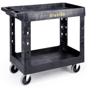 ELAFROS front view fully assembled showing robust shelves and capacity benefit