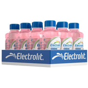 Electrolit strawberry-kiwi front packaging showing bottle and label benefits