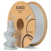 ELEGOO filamento marble frontal del carrete mostrando color y presentación