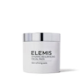 ELEMIS front packaging of resurfacing pads shows container and count, clear convenience benefit
