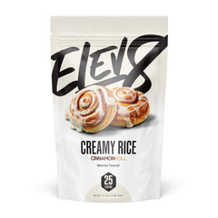 Elev8 Foods frente del envase mostrando 25 raciones y beneficios nutricionales