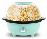 Elite Gourmet vista frontal menta que muestra diseño compacto y color atractivo