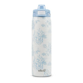 Ello botella frontal Porcelain Rose mostrando diseño y capacidad
