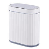 ELPHECO front view white grey showing compact design and lid