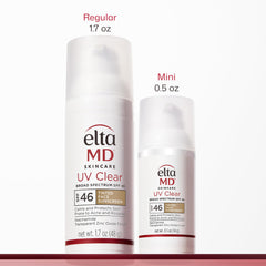 EltaMD muestra de color aplicada en mano para cobertura ligera