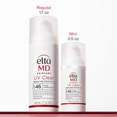 EltaMD en uso sobre rostro aplicando protección sin grasa