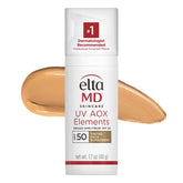 EltaMD front packaging displaying SPF 50 and tinted finish for daily protection