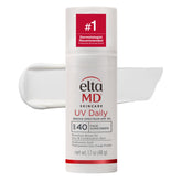 EltaMD front packaging shows SPF 40 and lightweight protection benefit