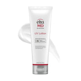EltaMD loción UV vista frontal, protección y hidratación diaria