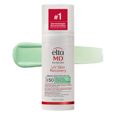 EltaMD front pump bottle showing brand and protective benefit