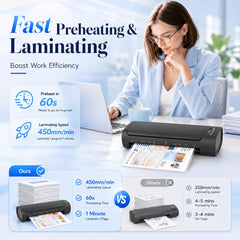 Elysine 13-inch feed opening displaying capability to handle A3 documents