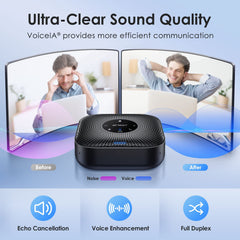 EMEET M0 Plus side close showing USB‑C port for plug‑and‑play connectivity advantage
