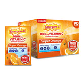 Emergen-C Super Orange front box showing product and packet count benefits