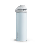 ENCOOL frente de la botella Misty Grey mostrando diseño y beneficio antigoteo