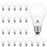 E ENERGETIC LIGHTING front packaging showing full 24-pack and product benefit of bulk savings