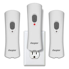 Energizer vista frontal del empaque con tres linternas y beneficios de emergencia