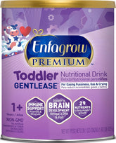 Enfagrow Gentlease front can showing product and benefits