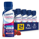 Ensure Complete fresa frente del empaque mostrando diseño y conveniencia