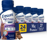 Ensure front packaging showing milk chocolate flavor and nutrition benefits