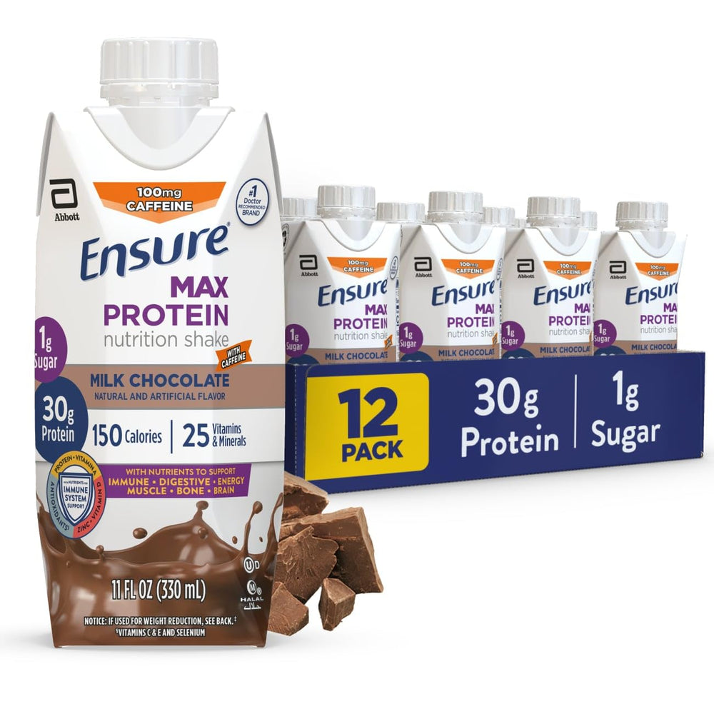 Ensure Max Protein frente del envase mostrando 30 g de proteína