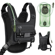 Envyvip mochila frontal mostrando bolsillos y diseño práctico