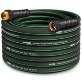 EOOIO front view of 50ft hose showing length and lightweight design benefit