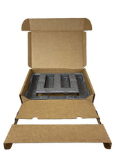EPE vista frontal de la caja para portátil con protección visible