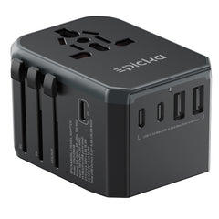 EPICKA adaptador frontal mostrando puertos AC y USB, orden y conveniencia