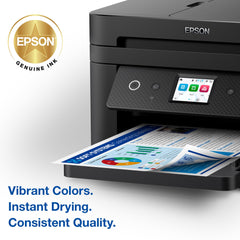 Epson 222 texto impreso nítido demostrando alta legibilidad