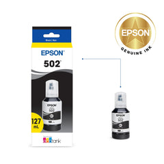 Epson 502 nozzle detail highlighting keyed neck and spill-reduction design