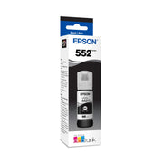Epson botella 552 frontal mostrando capacidad y beneficio de alta duración