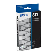 Epson cartucho 812 frontal mostrando empaque y diseño fácil de identificar