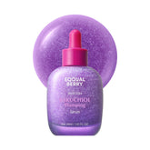 EQQUALBERRY frasco frontal mostrando diseño y volumen beneficios estéticos