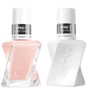 essie kit frontal mostrando color y top coat, ideal para acabado gel