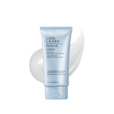 Estée Lauder front packaging showing jar and branding, highlights gentle cleansing