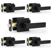 Estmoon front packaging showing five matte black knobs and benefits of matching finish