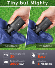 ETENWOLF AIR 3 con las cinco boquillas desplegadas, versatilidad de uso