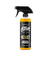 Ethos Handcrafted Car Care envase frontal mostrando el diseño y facilidad de uso