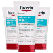 Eucerin multipack frontal mostrando tres tubos, práctico para llevar